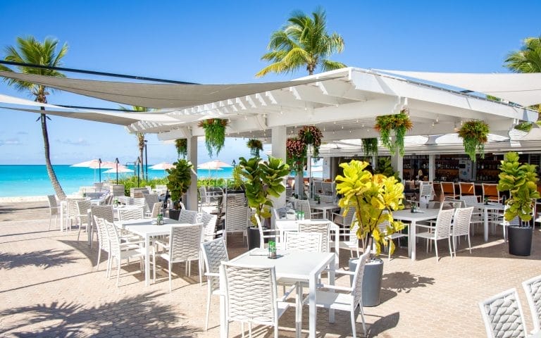 Cabana Bar Grill Restaurant At Ocean Club Resorts in Turks & Caicos